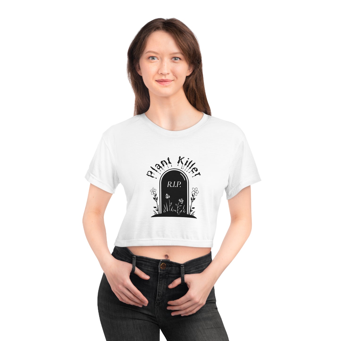 "Plant Killer" Fitted Crop Top