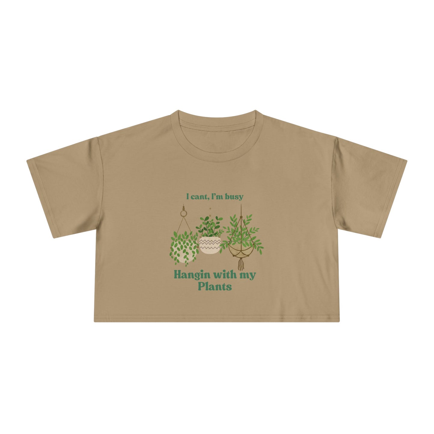 "Hangin with my Plants" Premium Crop Top