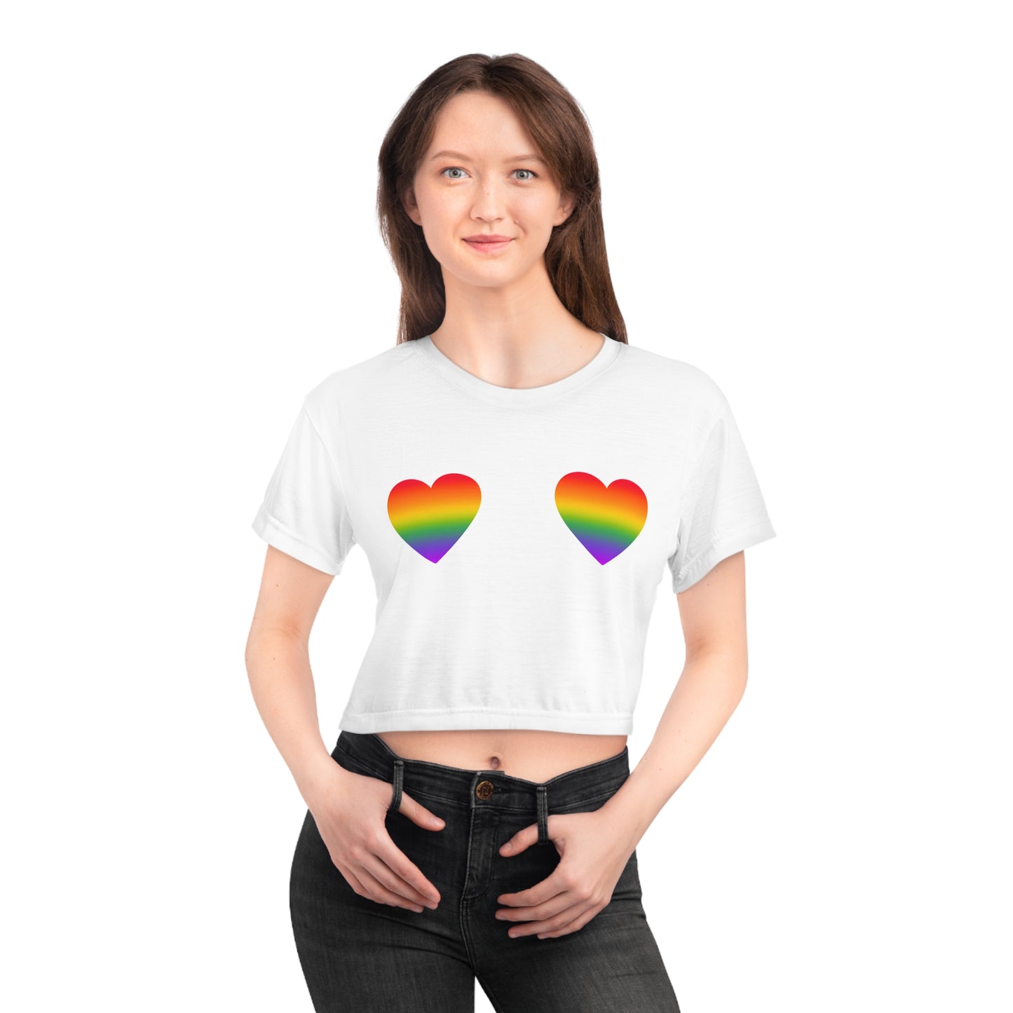 Pride Pasties Fitted Crop Top