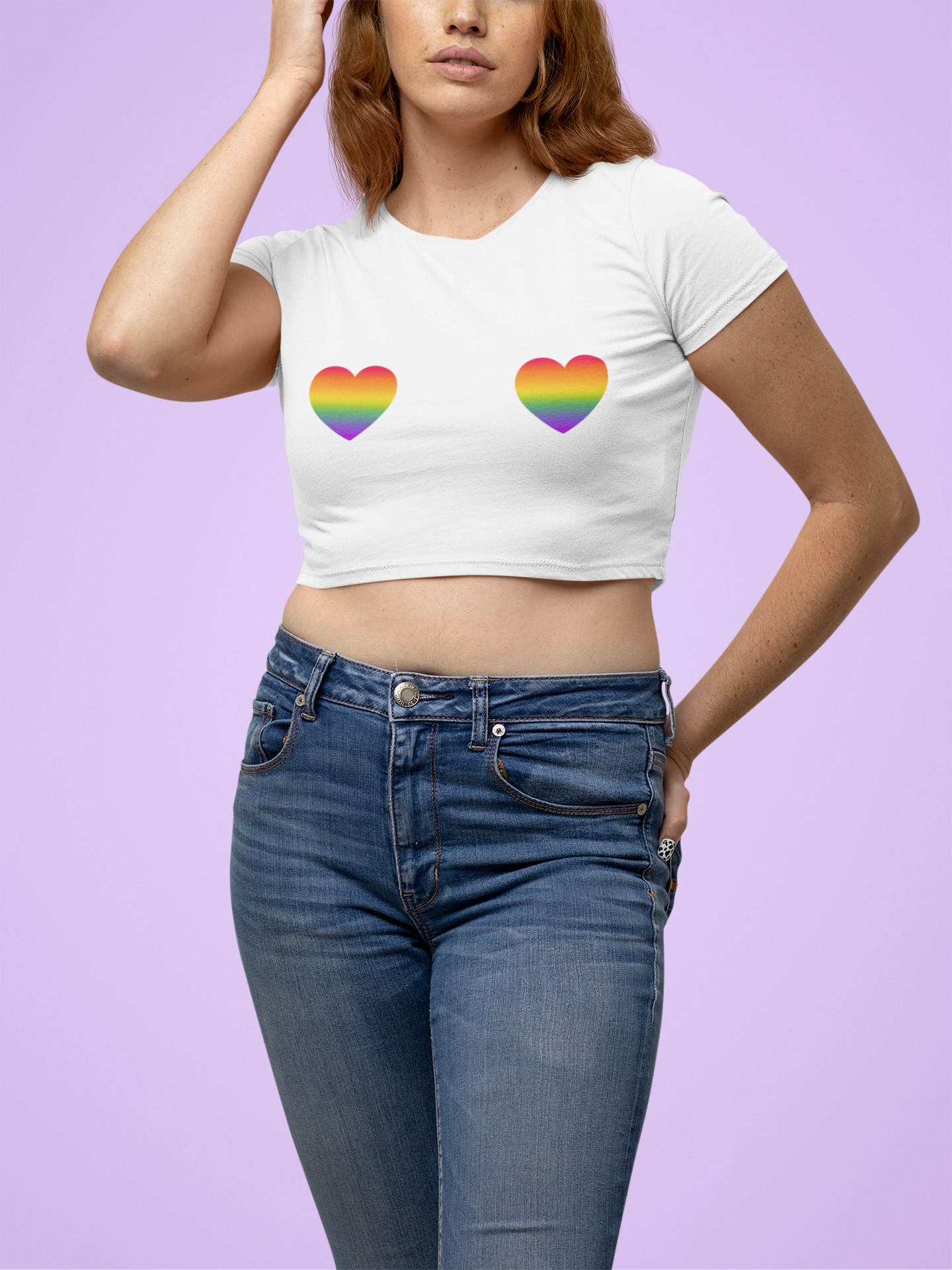 Pride Pasties Fitted Crop Top