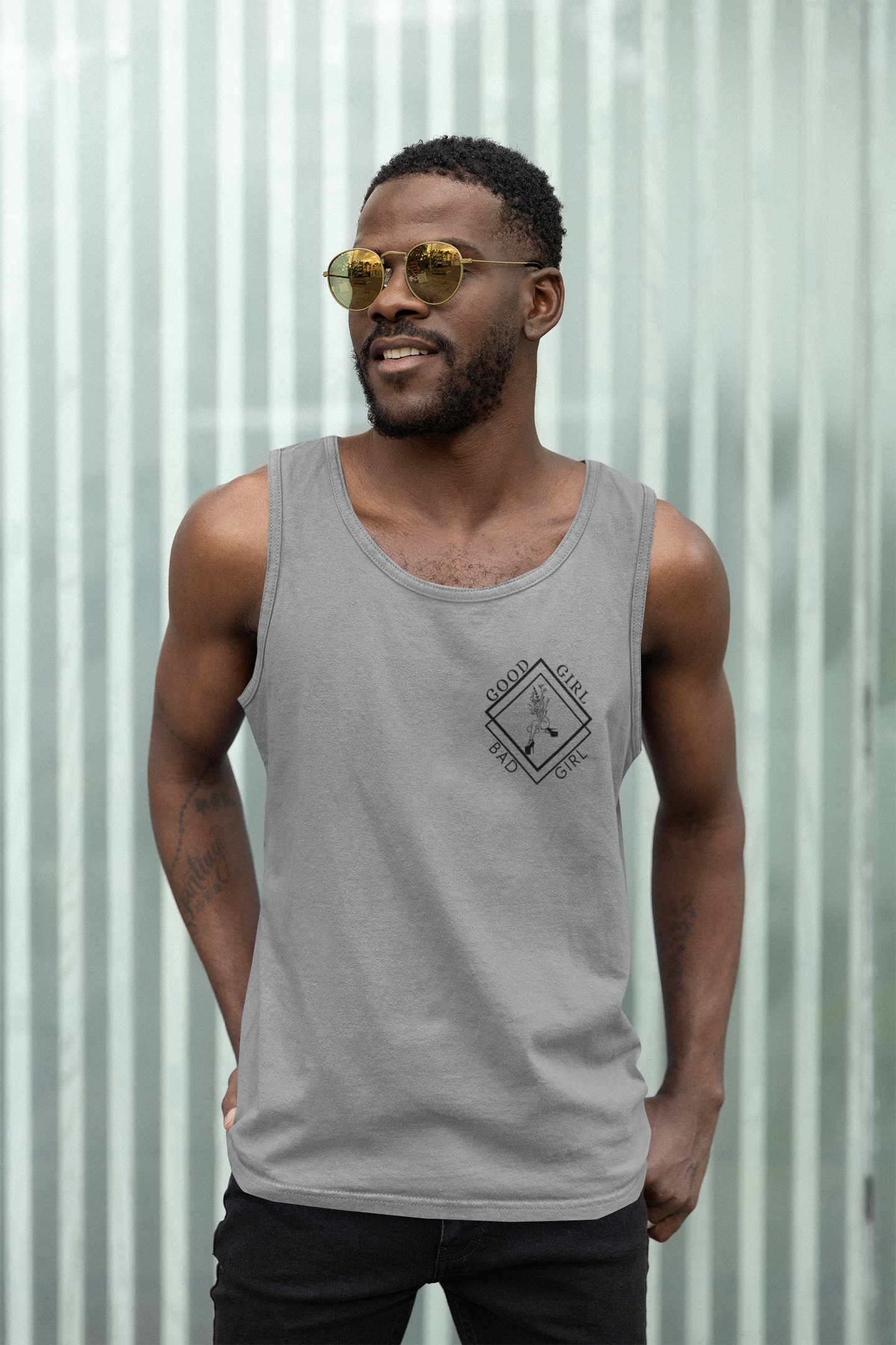 Good Girl Bad Girl Logo - Unisex Tank Top
