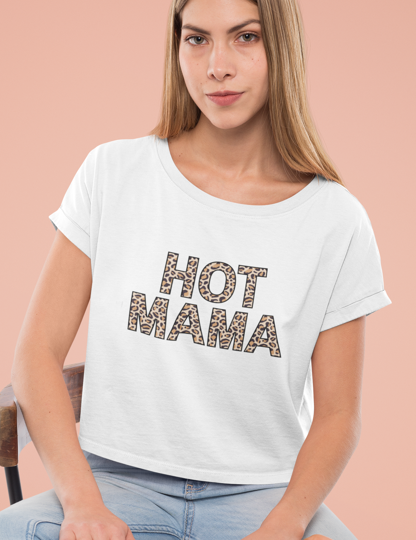 "Hot Mama" Premium Crop Top