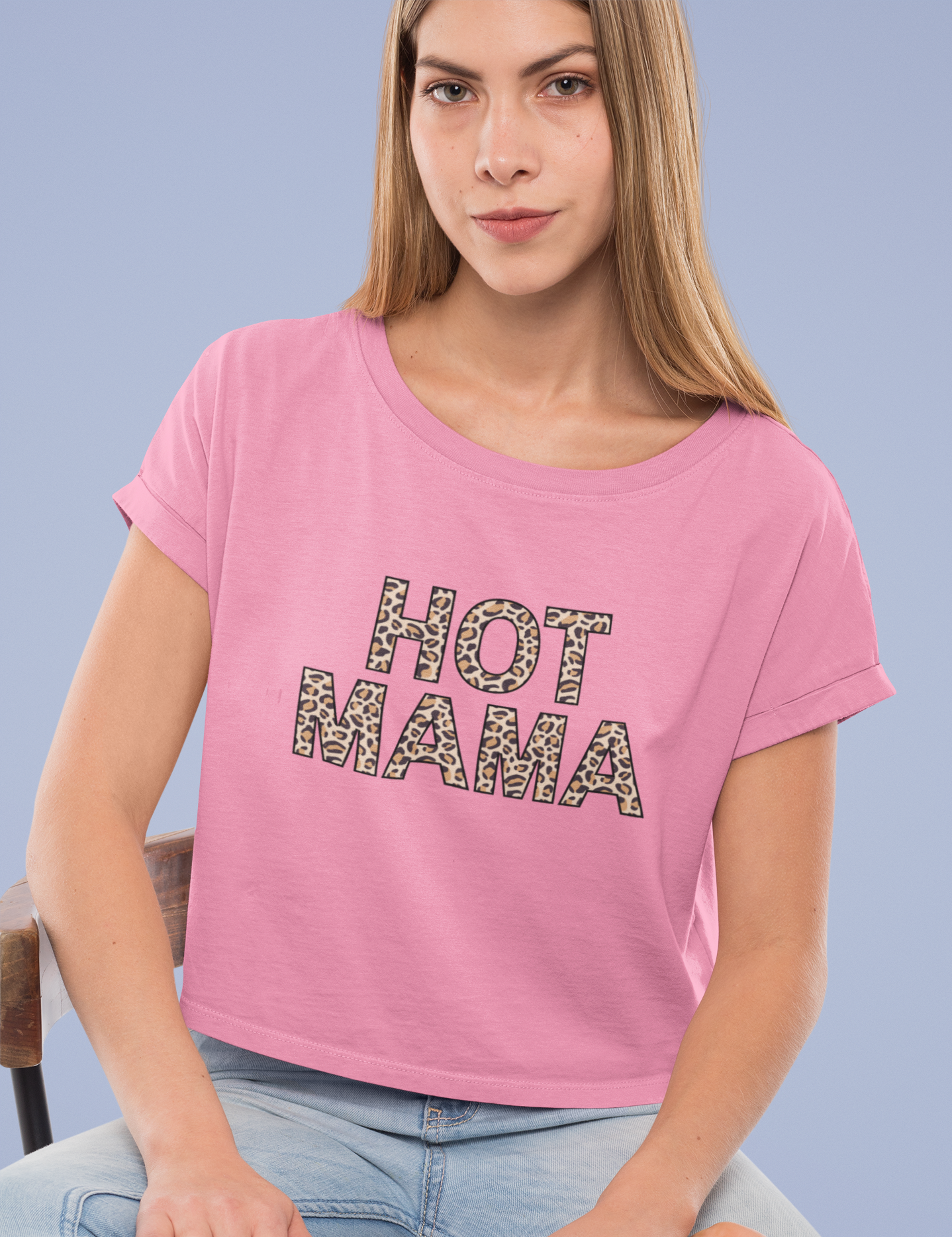 "Hot Mama" Premium Crop Top