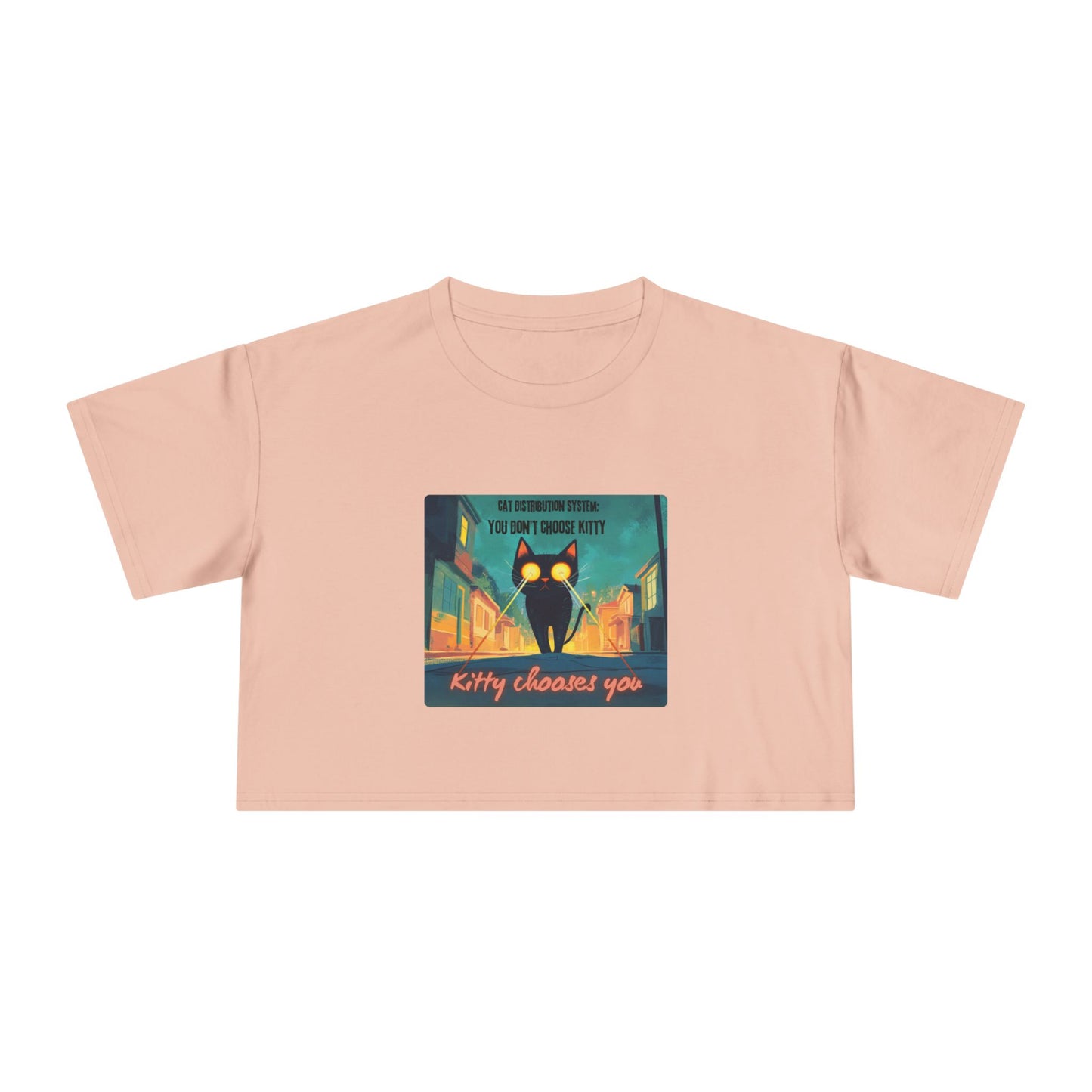 "Cat Distribution System" Premium Crop Top