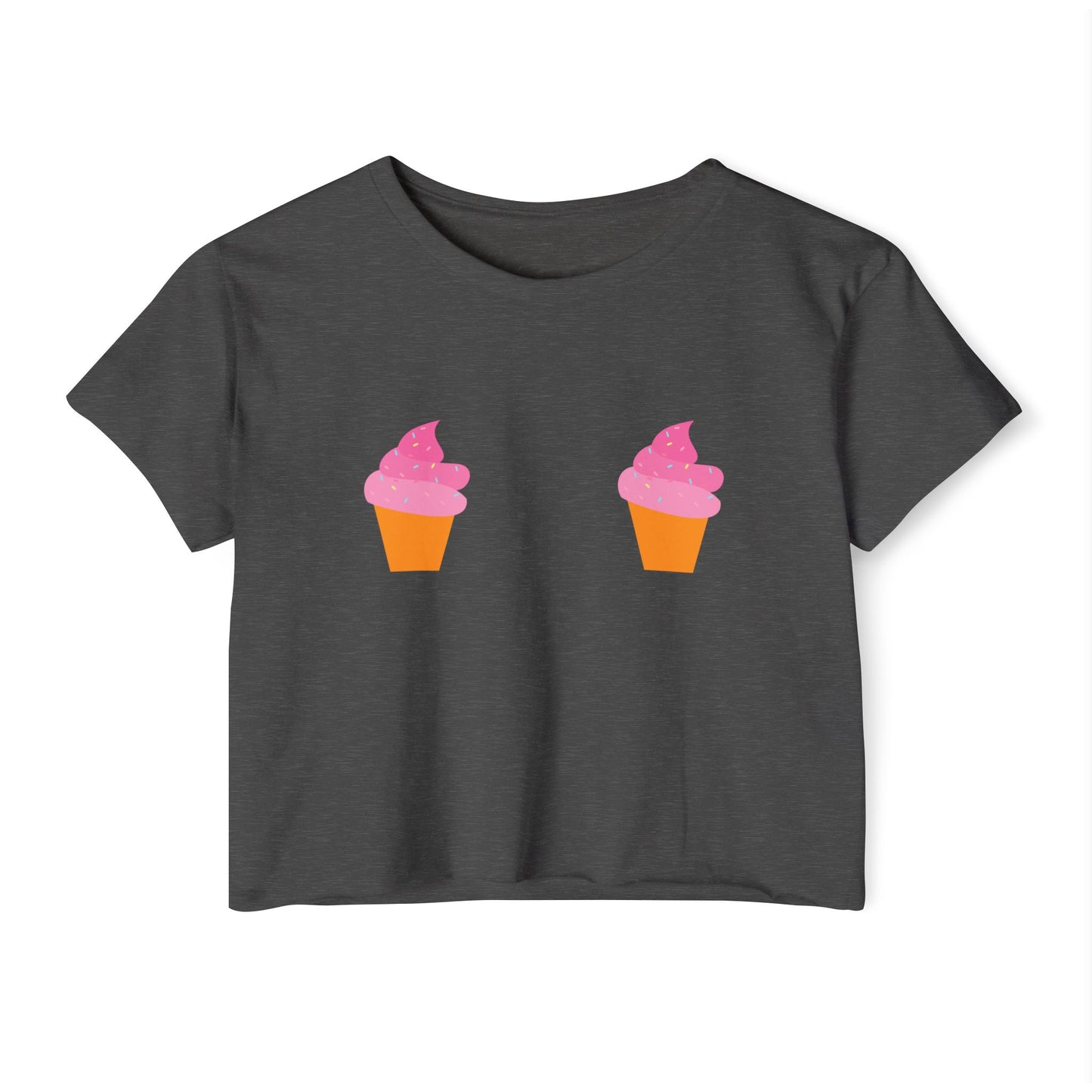 Ice Cream Cone Pasties Flowy Crop Top