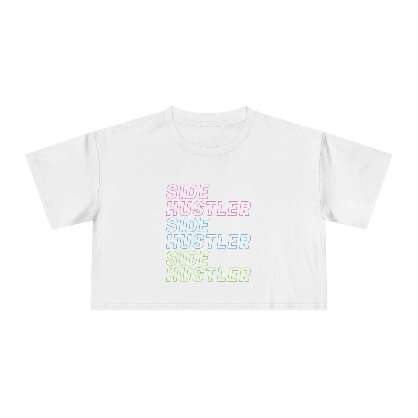 "Side Hustler" Premium Crop Top