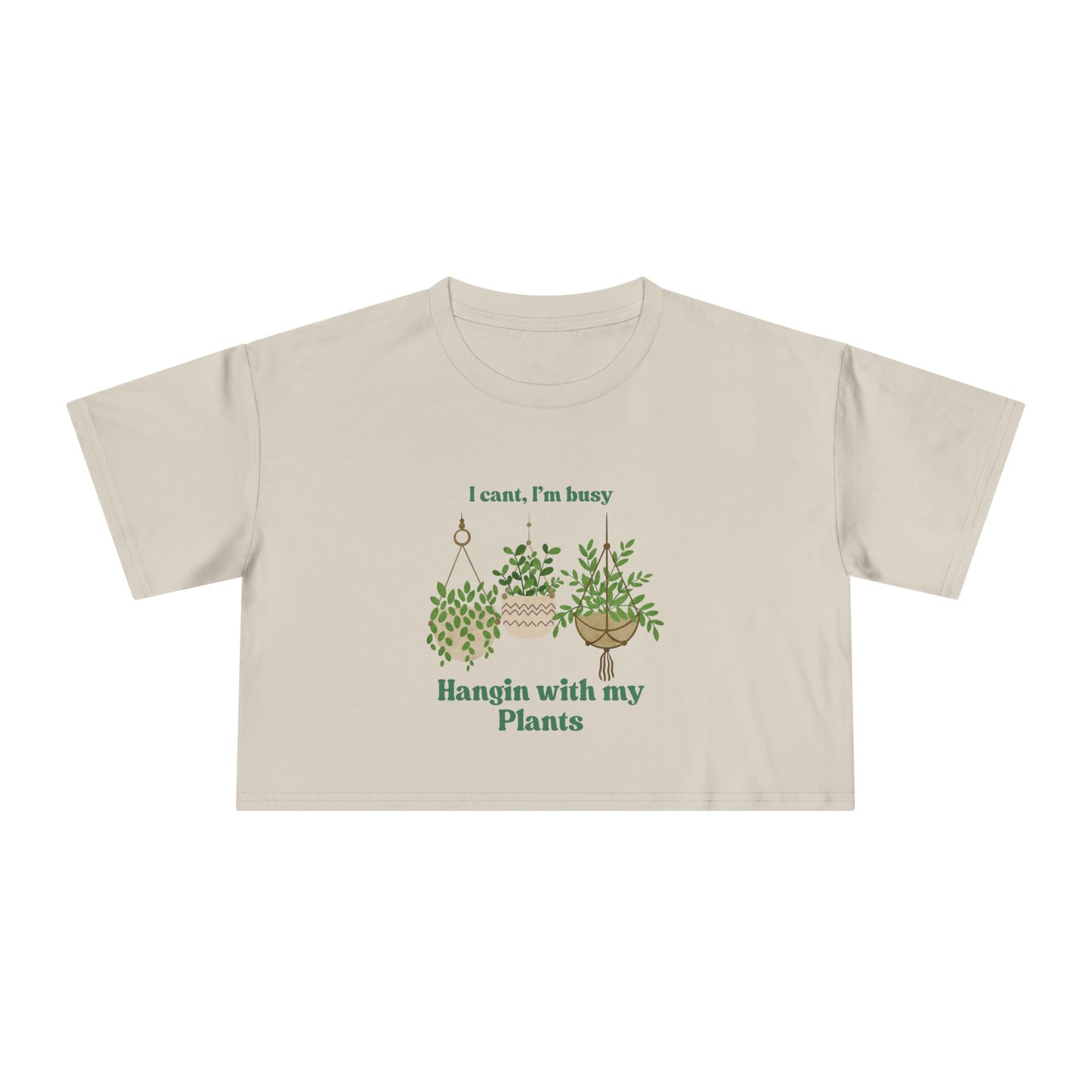 "Hangin with my Plants" Premium Crop Top