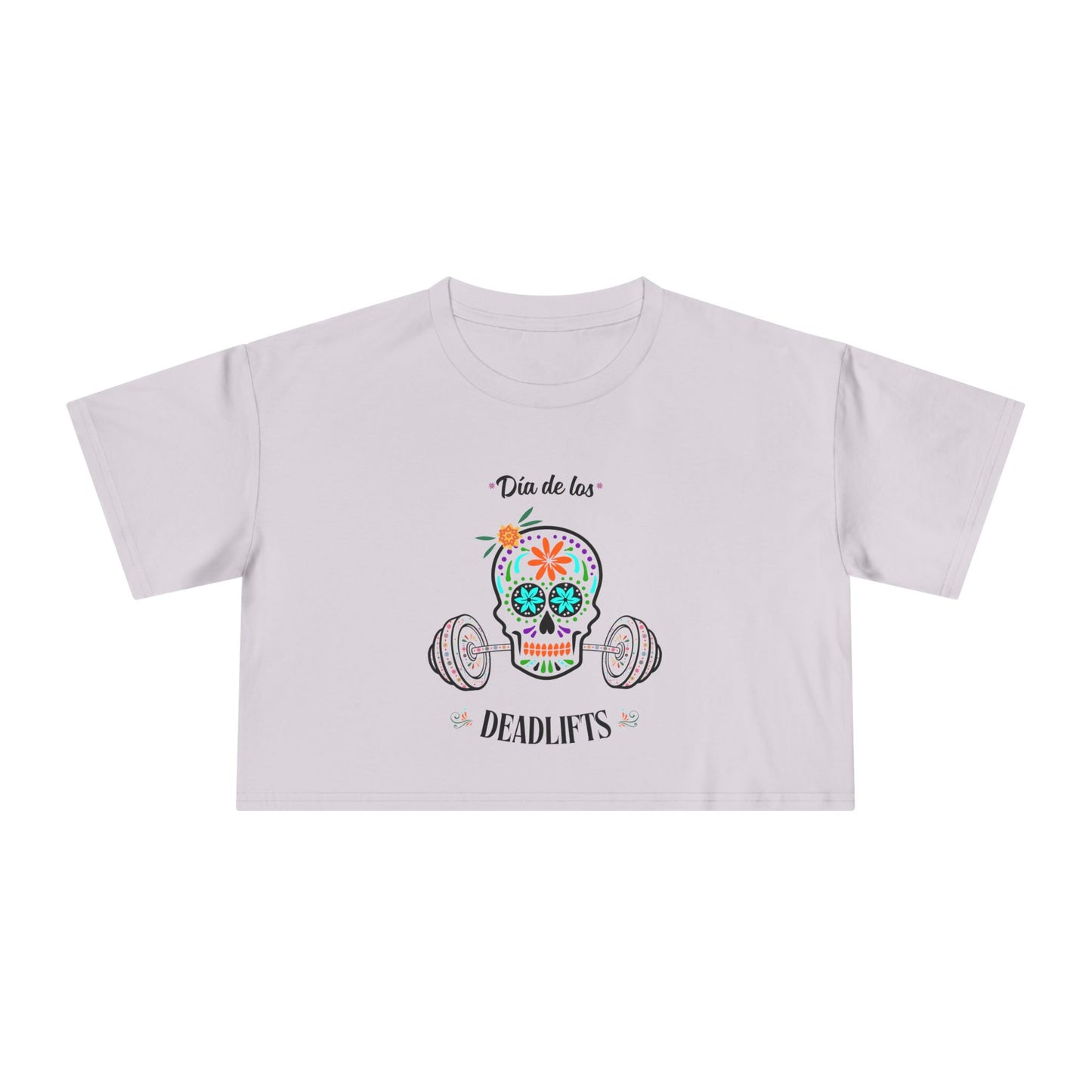 "Dia de los Deadlifts" Premium Crop Top