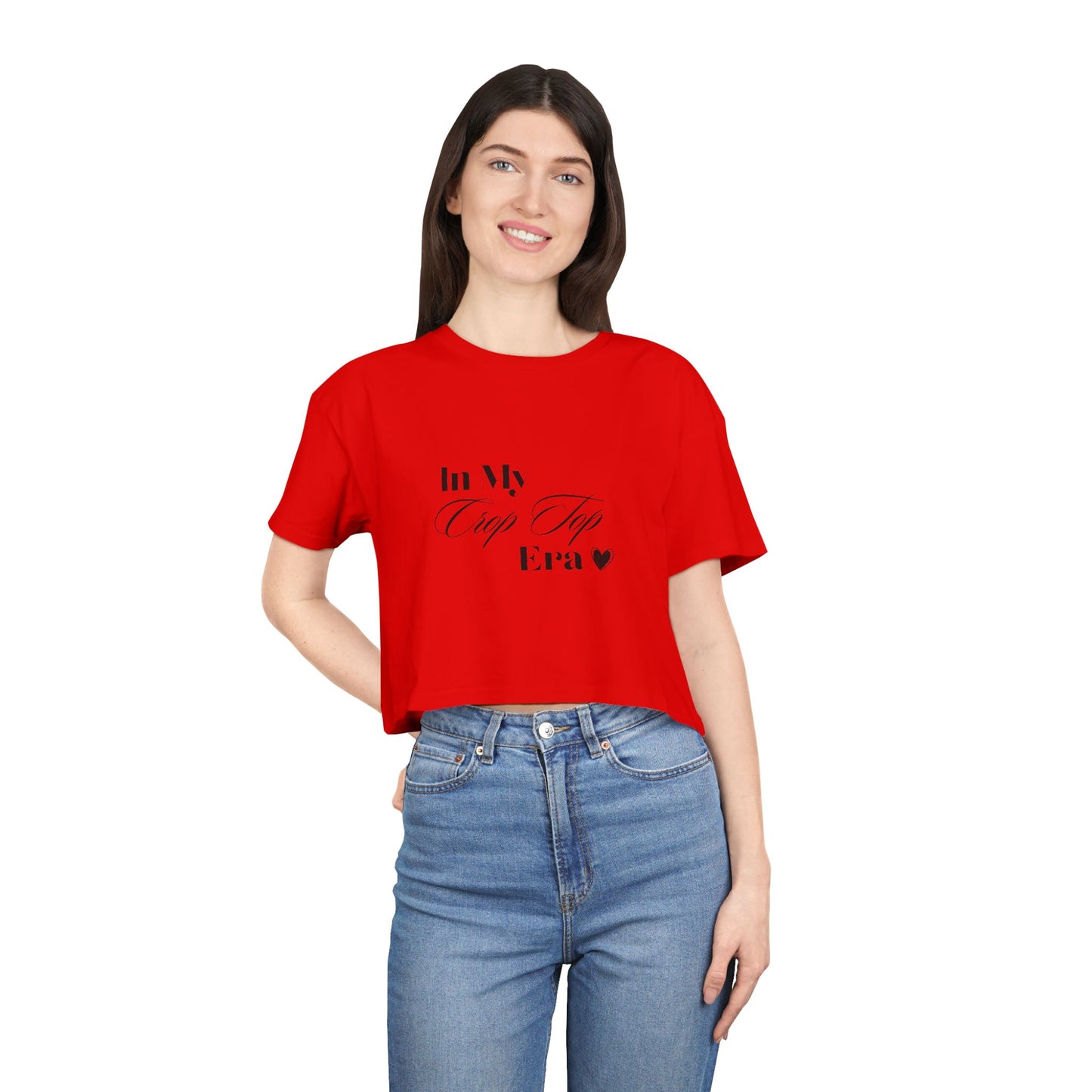 "In My Crop Top Era" Premium Crop Top
