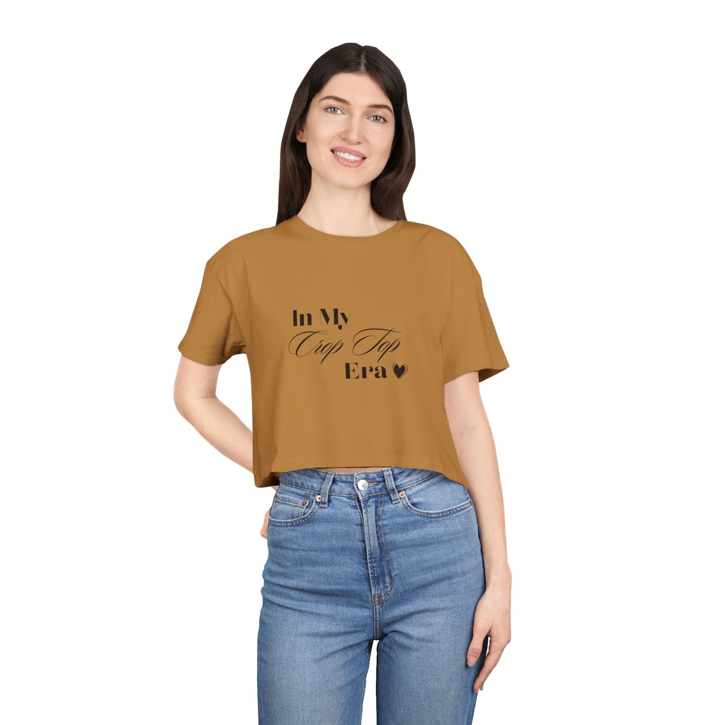 "In My Crop Top Era" Premium Crop Top
