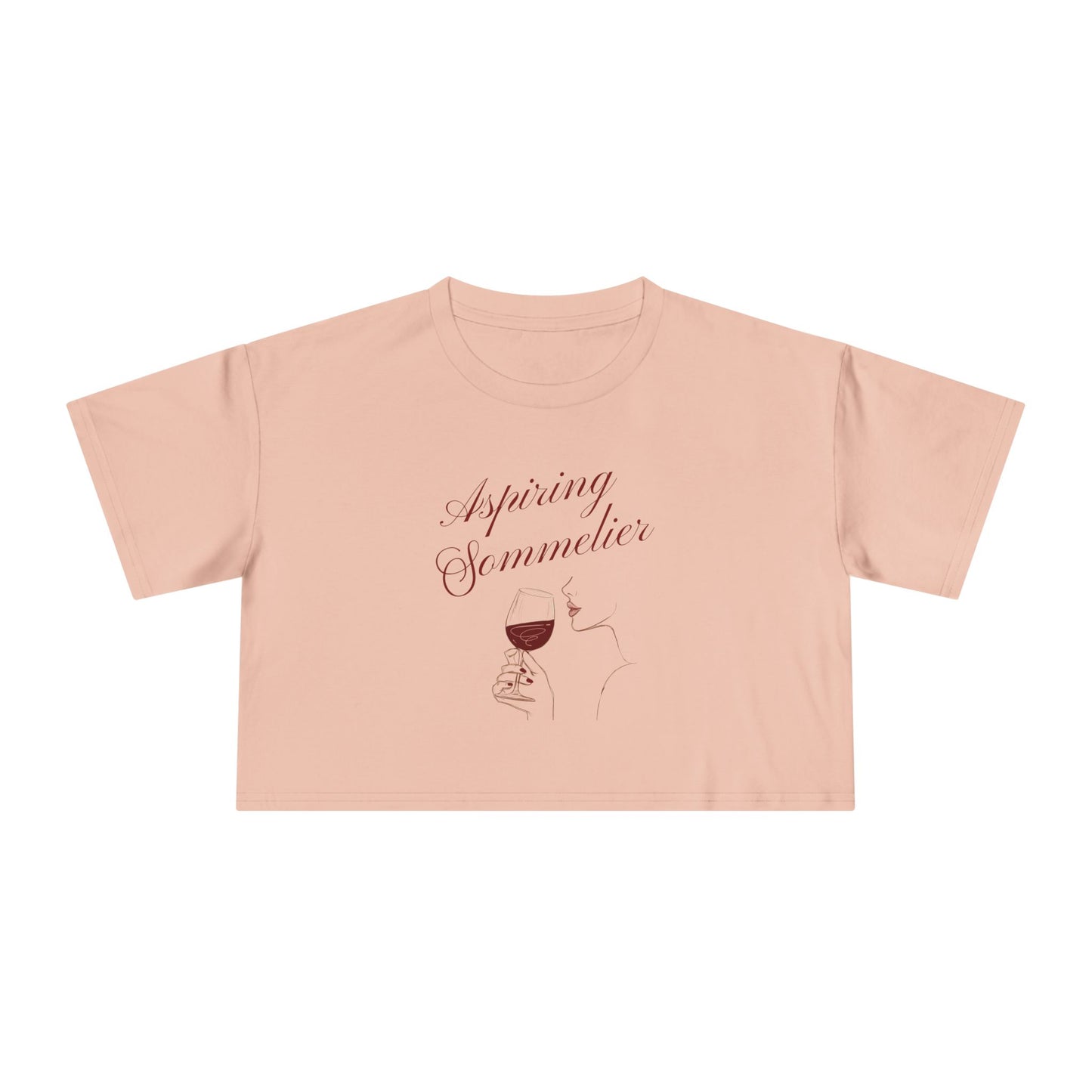 "Aspiring Sommelier" Premium Crop Top