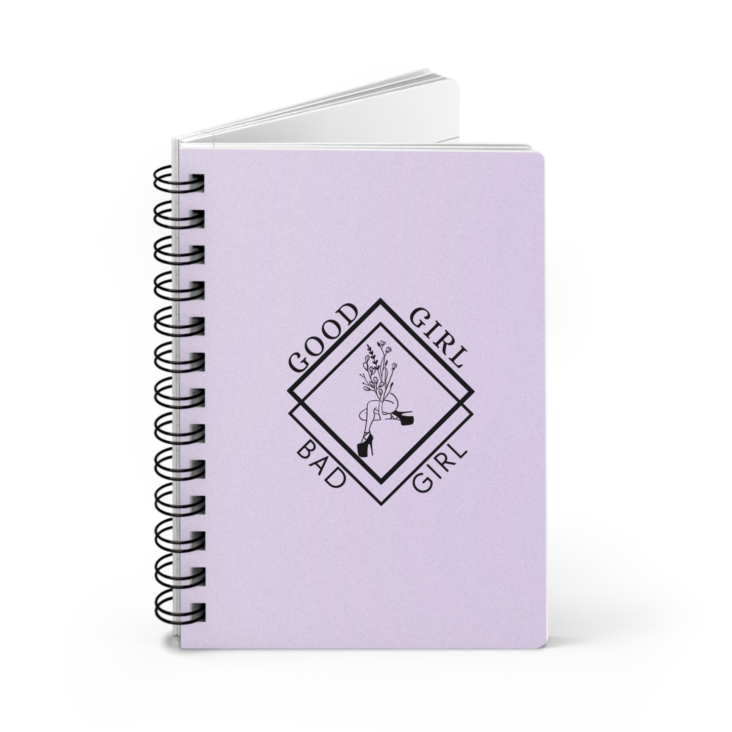 Good Girl Bad Girl Logo Notebook