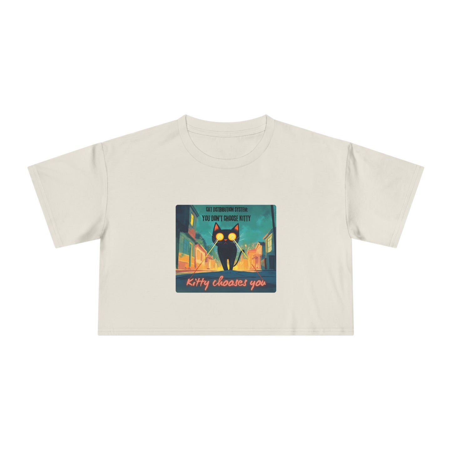 "Cat Distribution System" Premium Crop Top