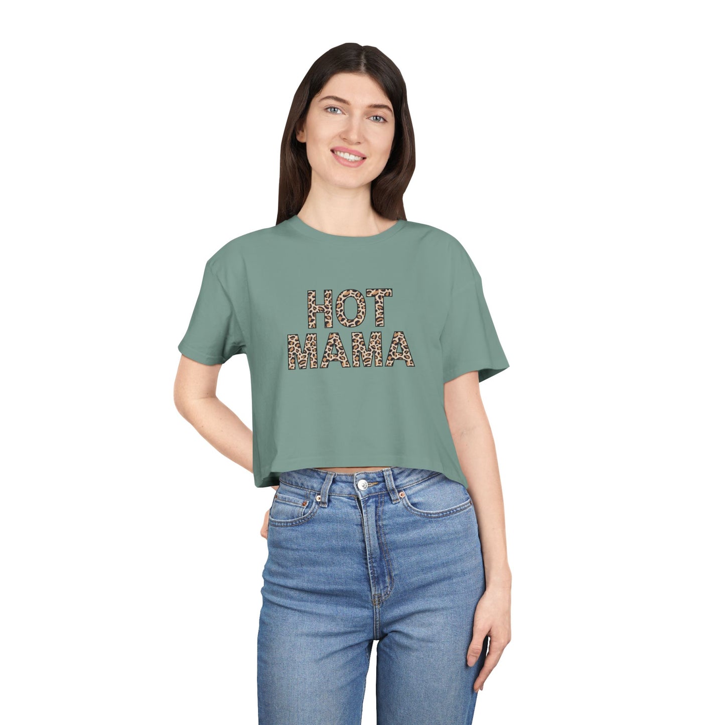 "Hot Mama" Premium Crop Top