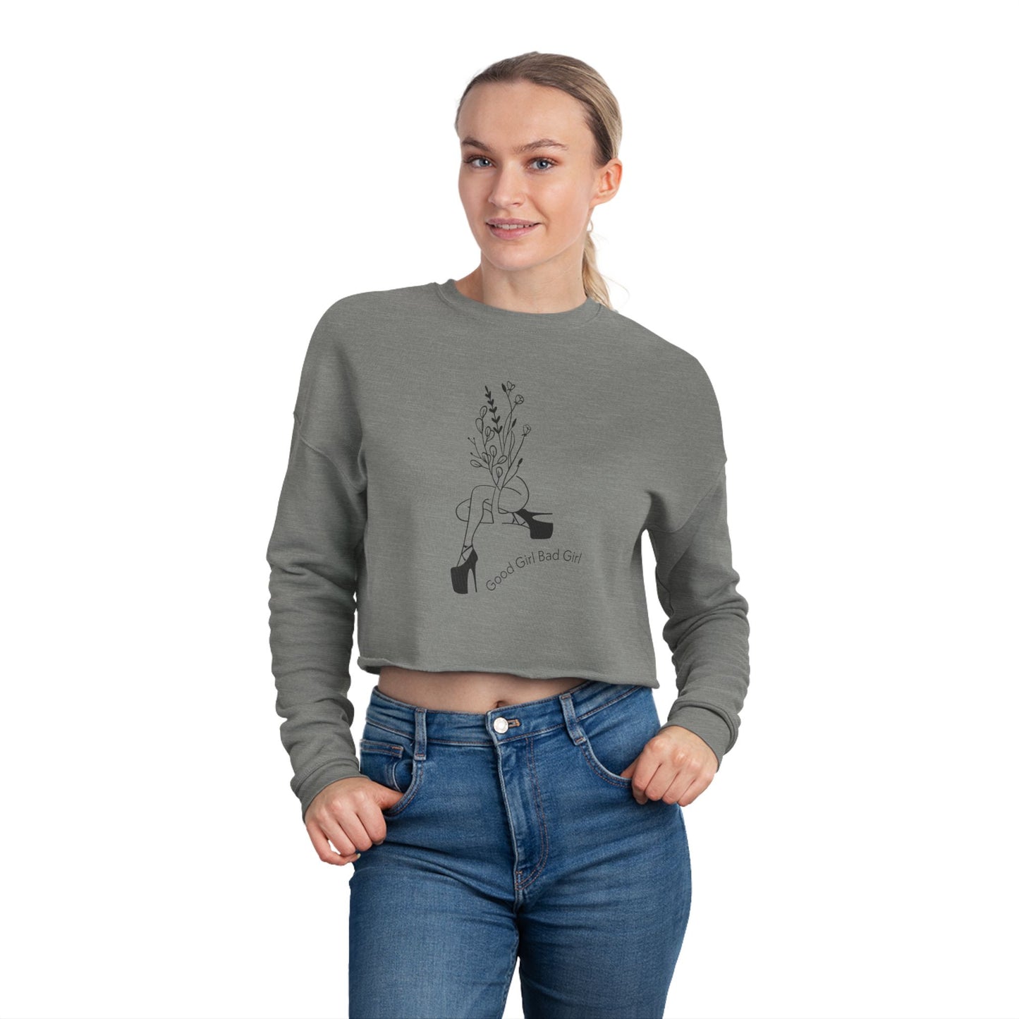 Flower Dancer Cropped Sweatshirt