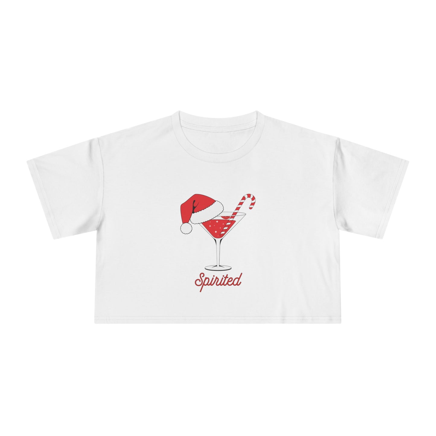 "Spirited" Festive Crop Top