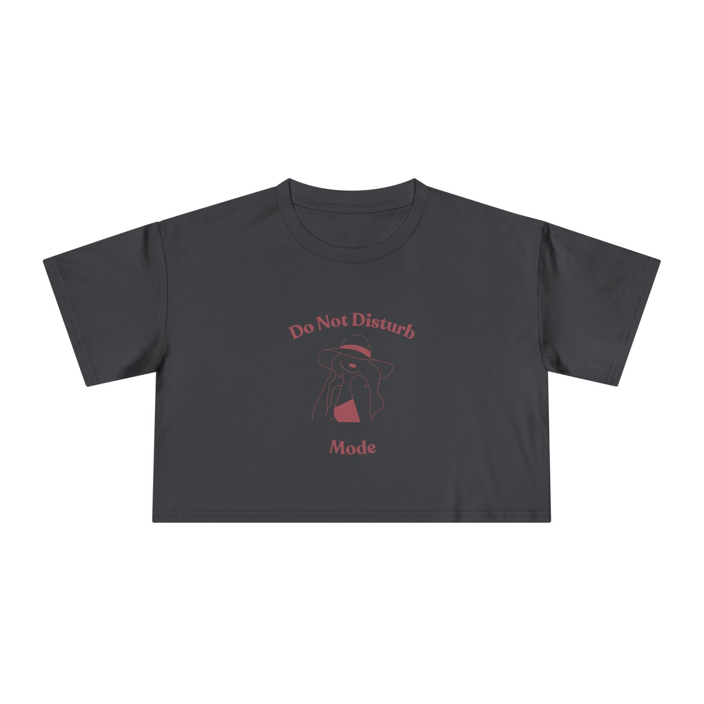 "Do Not Disturb Mode" Premium Crop Top
