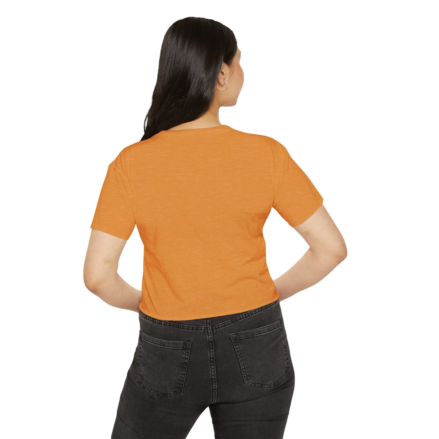 "Here for the Tea" Flowy Crop Top