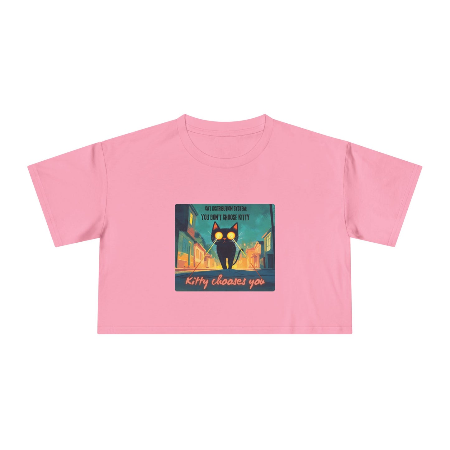 "Cat Distribution System" Premium Crop Top