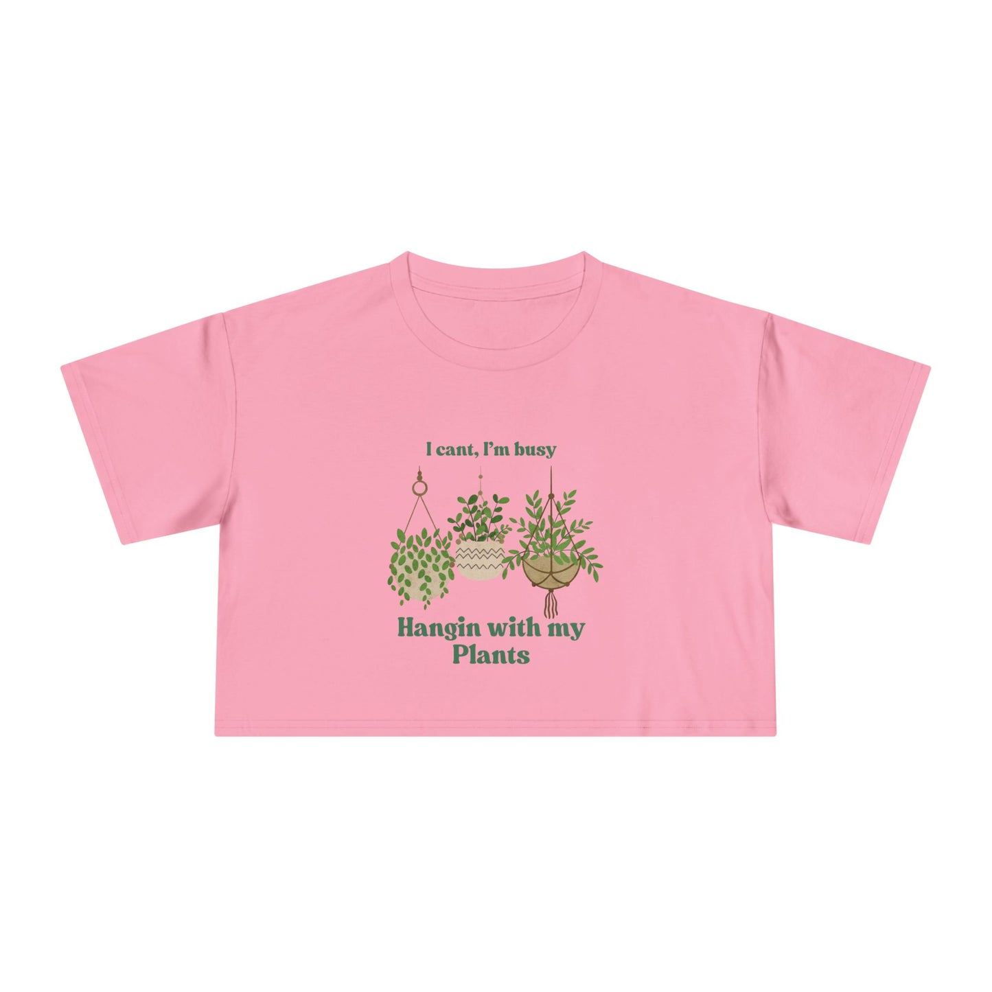 "Hangin with my Plants" Premium Crop Top