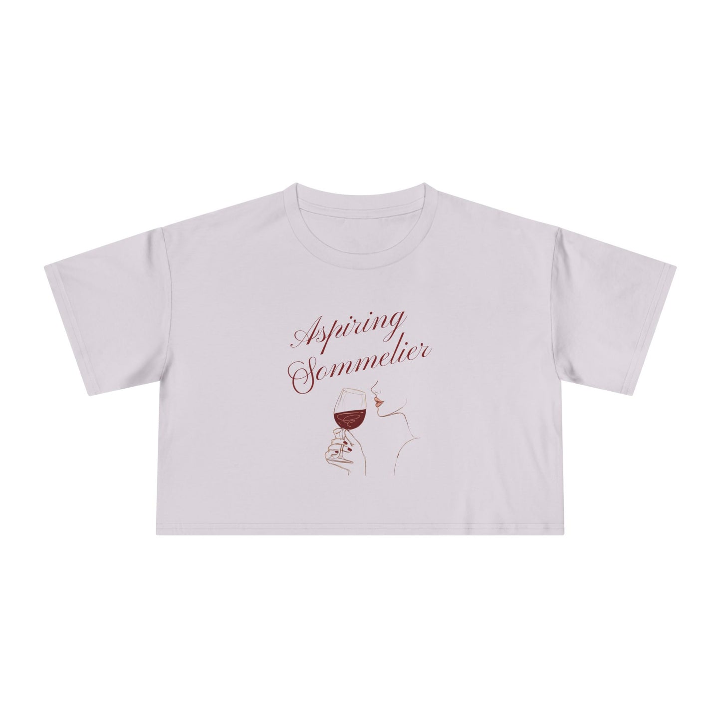 "Aspiring Sommelier" Premium Crop Top
