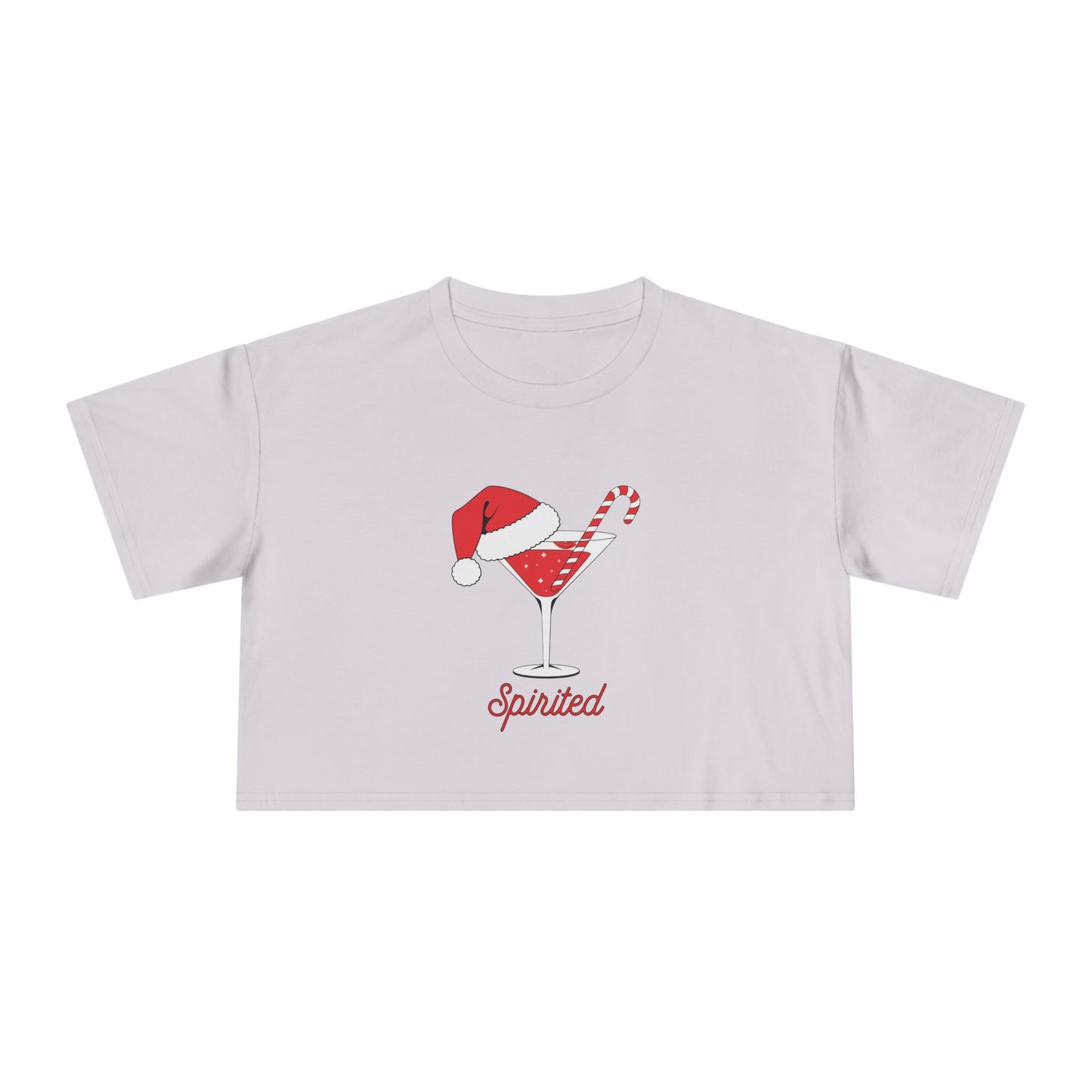 "Spirited" Festive Crop Top