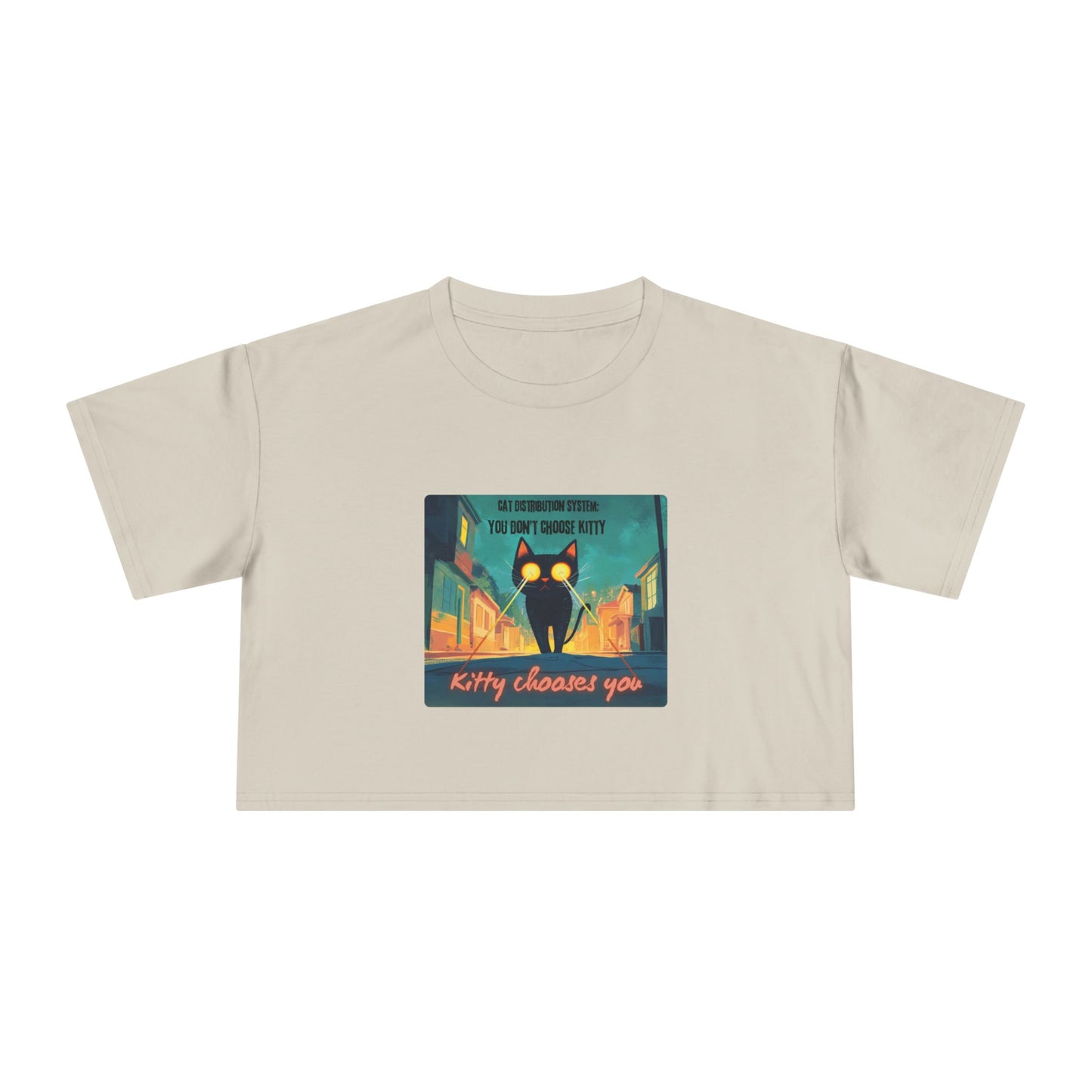 "Cat Distribution System" Premium Crop Top