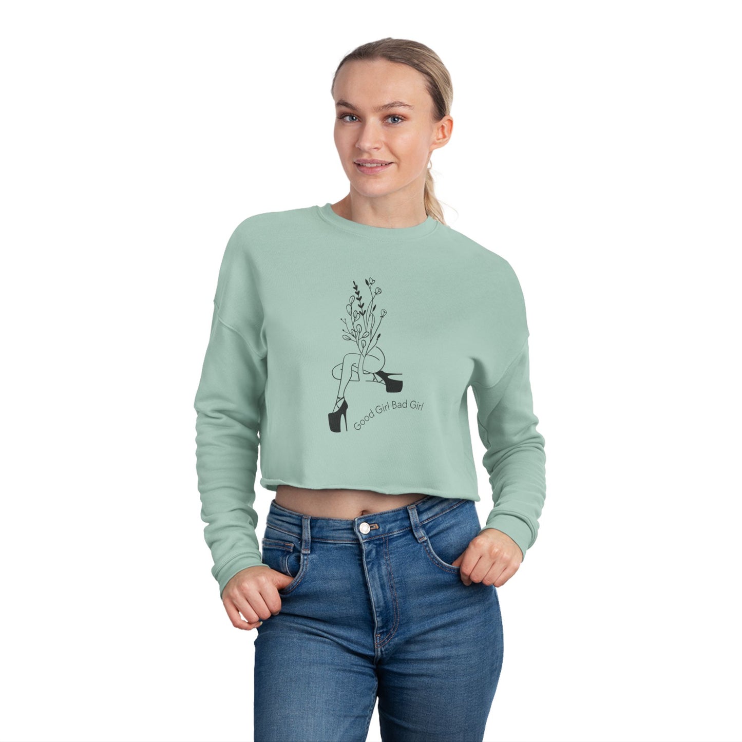 Flower Dancer Cropped Sweatshirt
