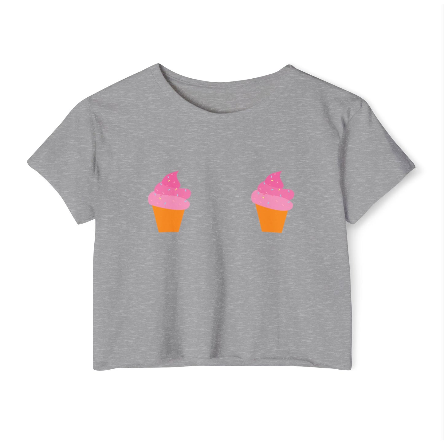 Ice Cream Cone Pasties Flowy Crop Top