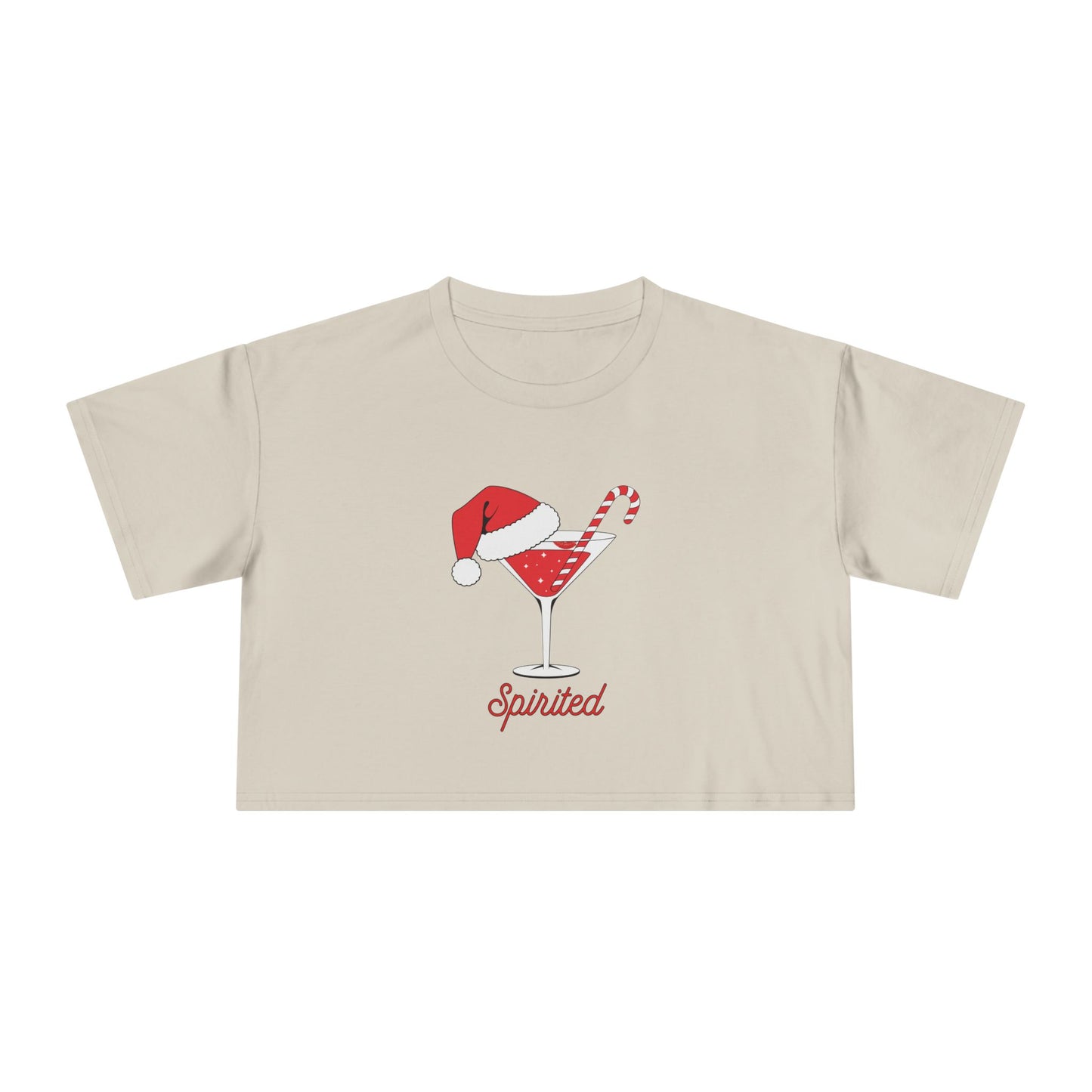 "Spirited" Festive Crop Top