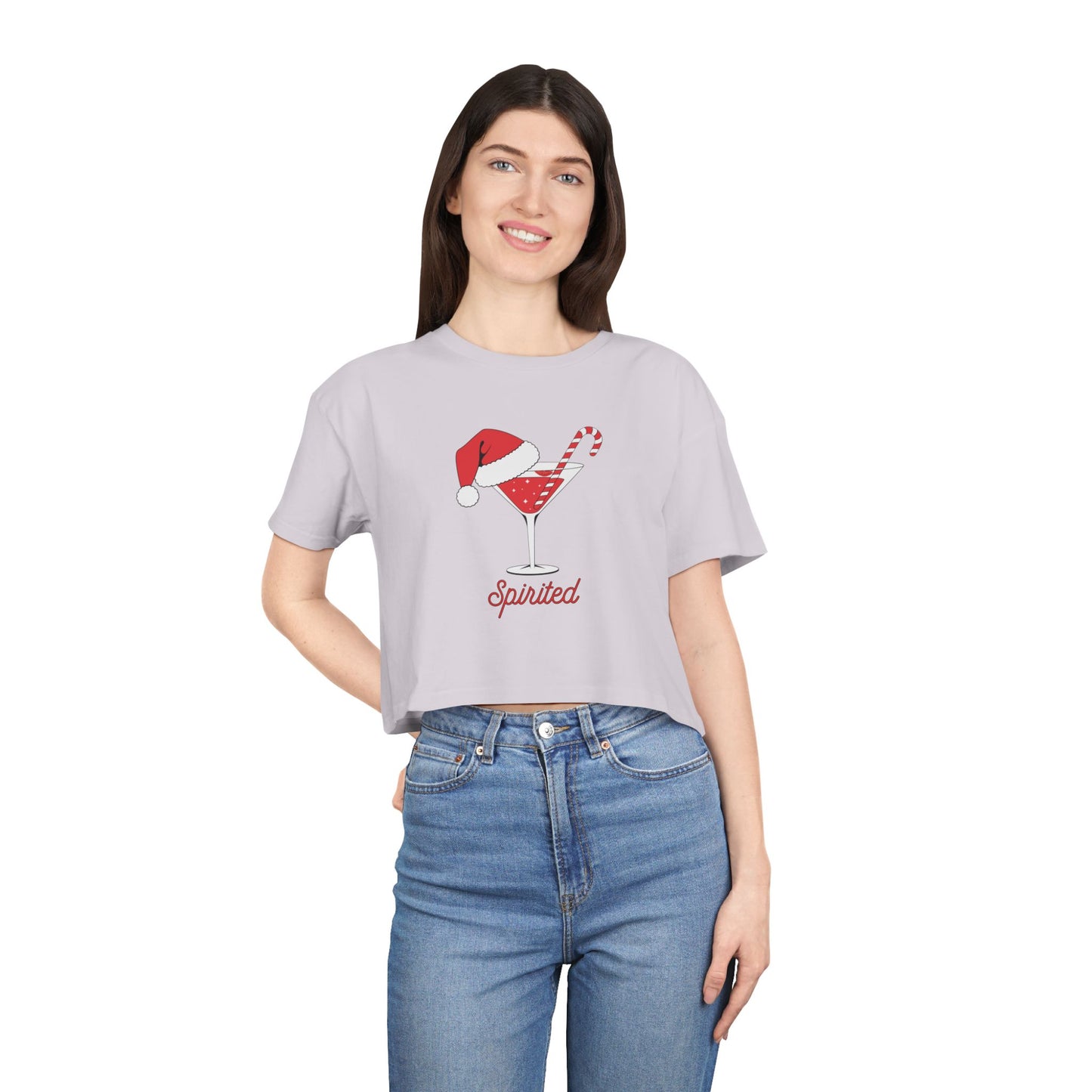 "Spirited" Festive Crop Top