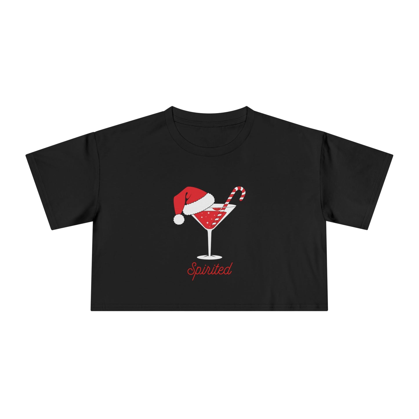 "Spirited" Festive Crop Top