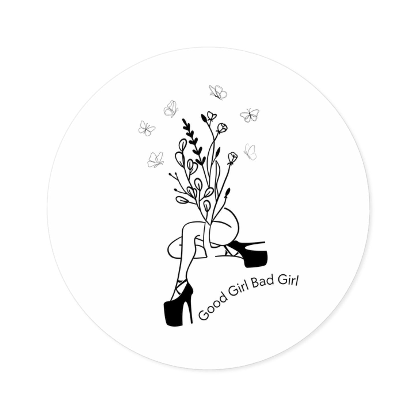Flower Dancer Logo Sticker