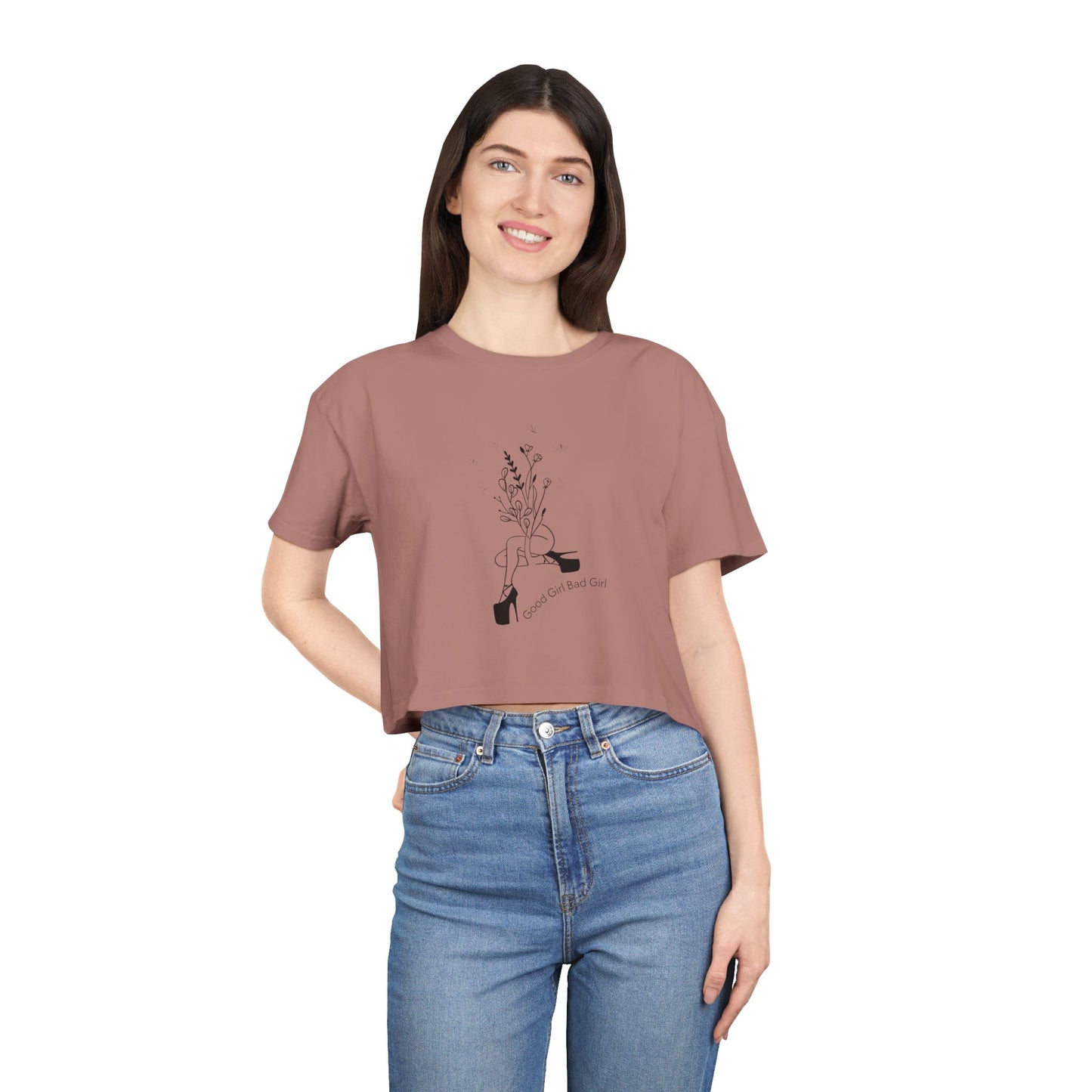 Good Girl Bad Girl Premium Crop Top