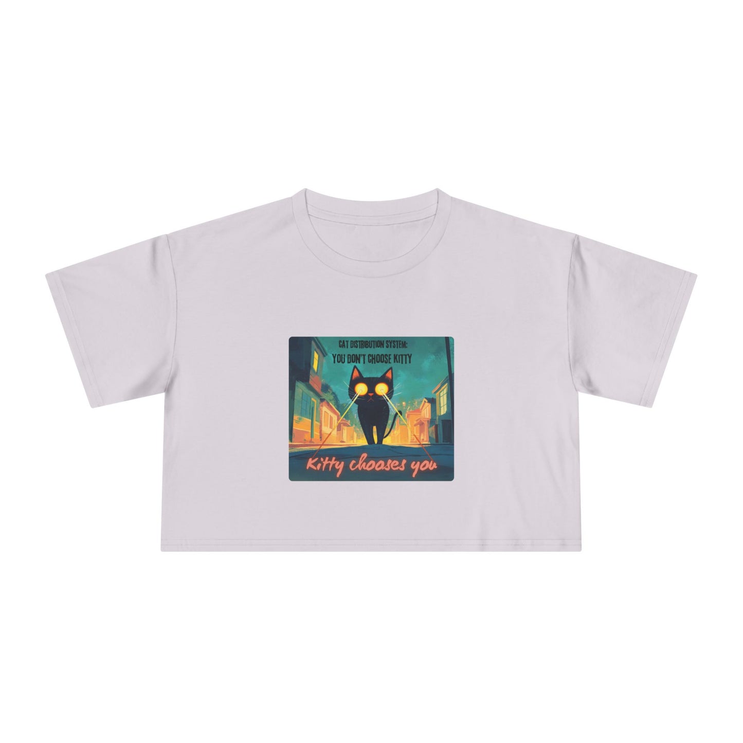 "Cat Distribution System" Premium Crop Top