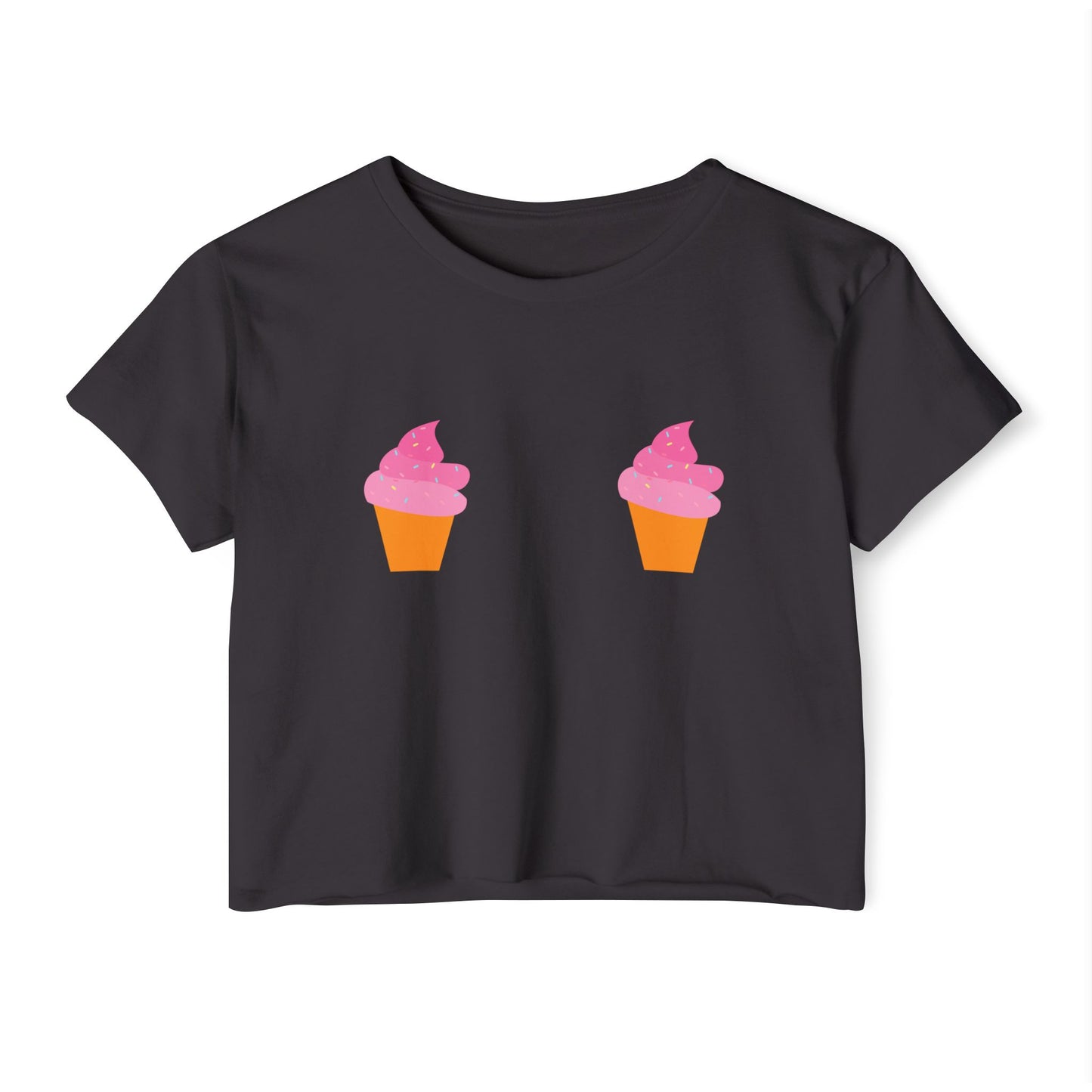Ice Cream Cone Pasties Flowy Crop Top