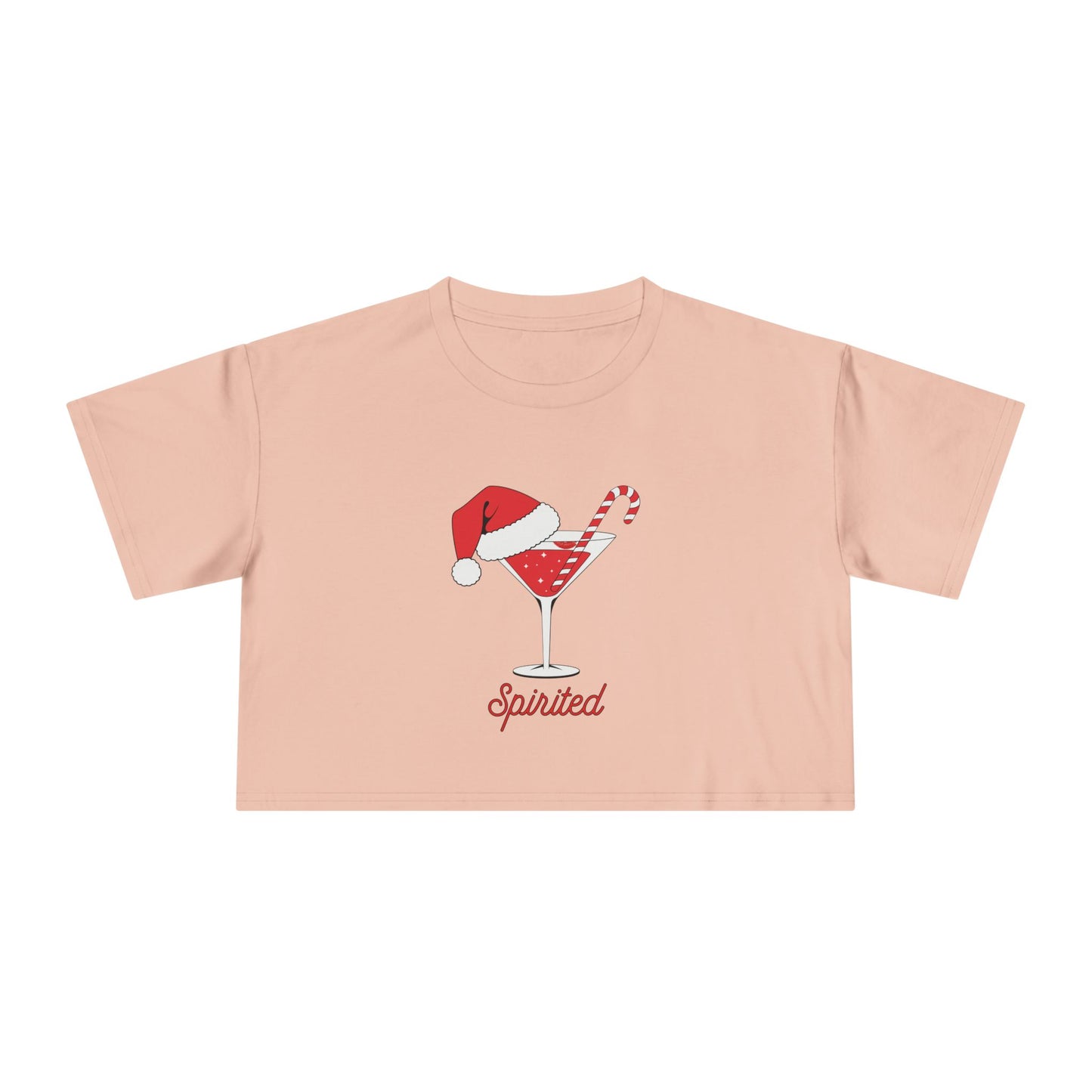 "Spirited" Festive Crop Top