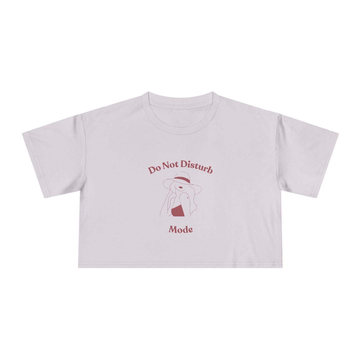"Do Not Disturb Mode" Premium Crop Top