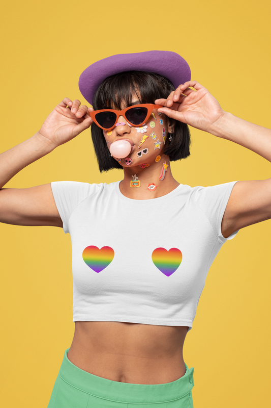 Pride Pasties Fitted Crop Top
