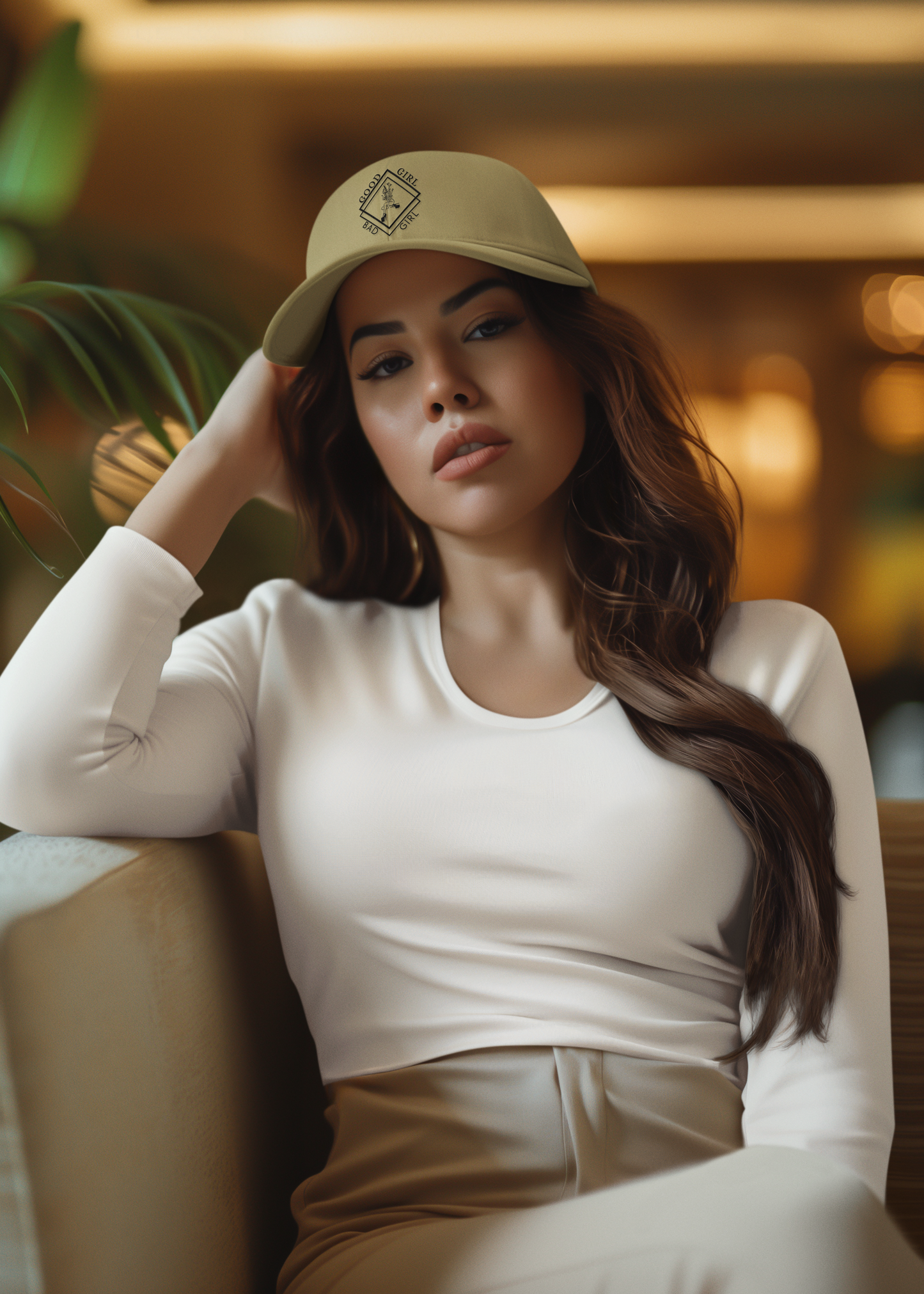 Good Girl Bad Girl Logo Baseball Cap