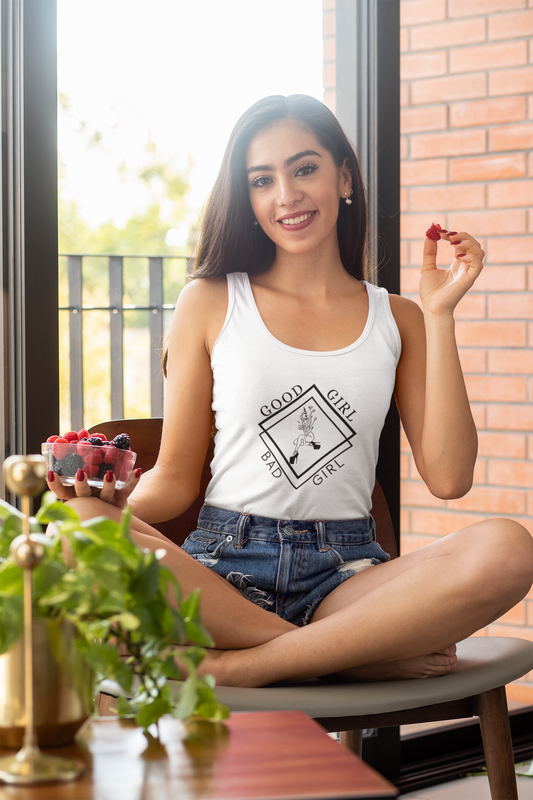 Good Girl Bad Girl Logo Tank Top