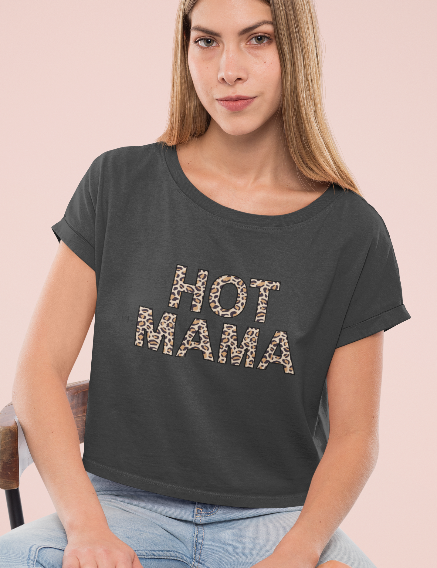 "Hot Mama" Premium Crop Top