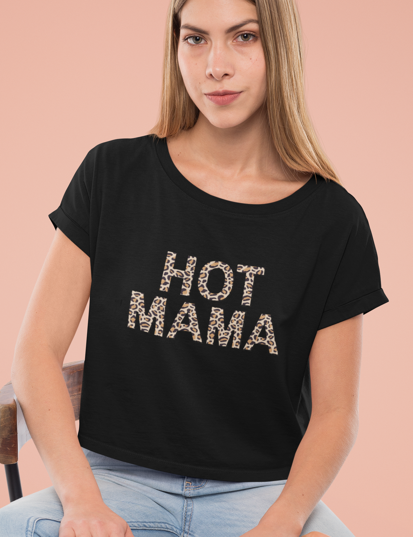 "Hot Mama" Premium Crop Top
