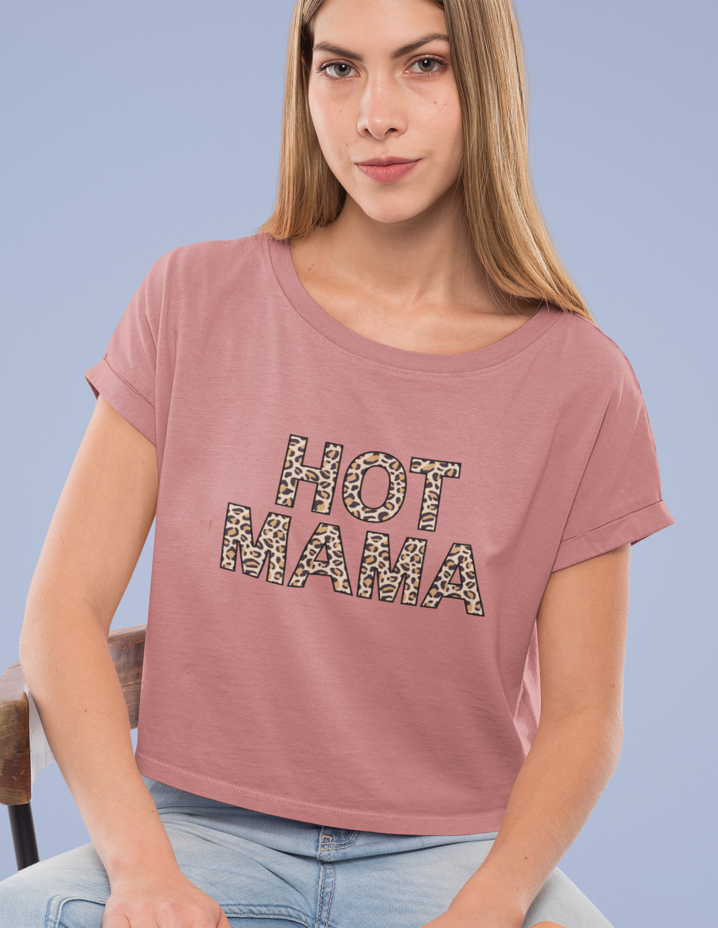 "Hot Mama" Premium Crop Top