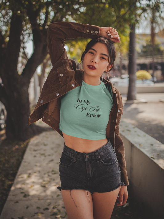 "In My Crop Top Era" Premium Crop Top