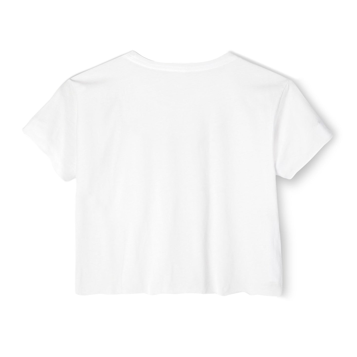 "bite me." Flowy Crop Top