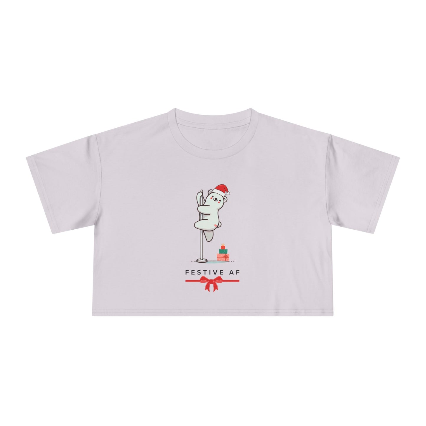 "Festive AF" Festive Crop Top