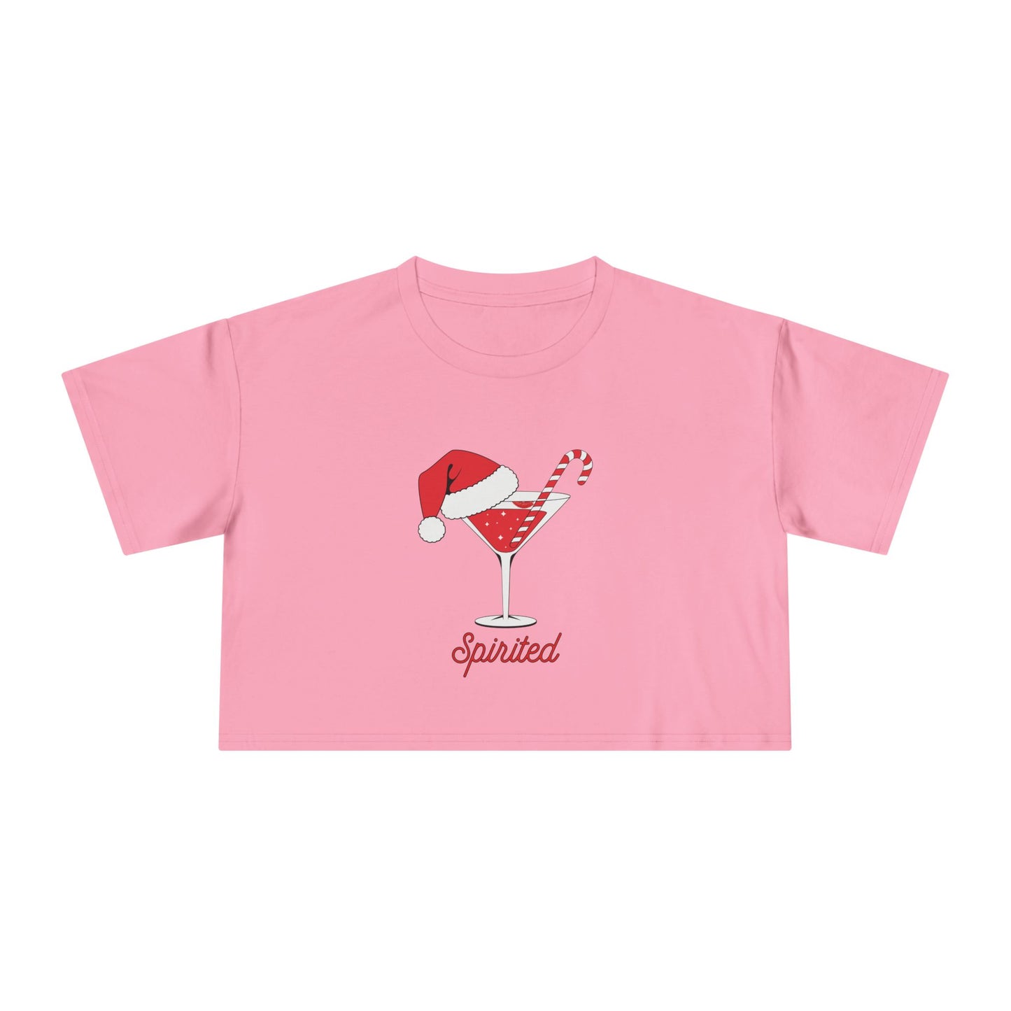 "Spirited" Festive Crop Top