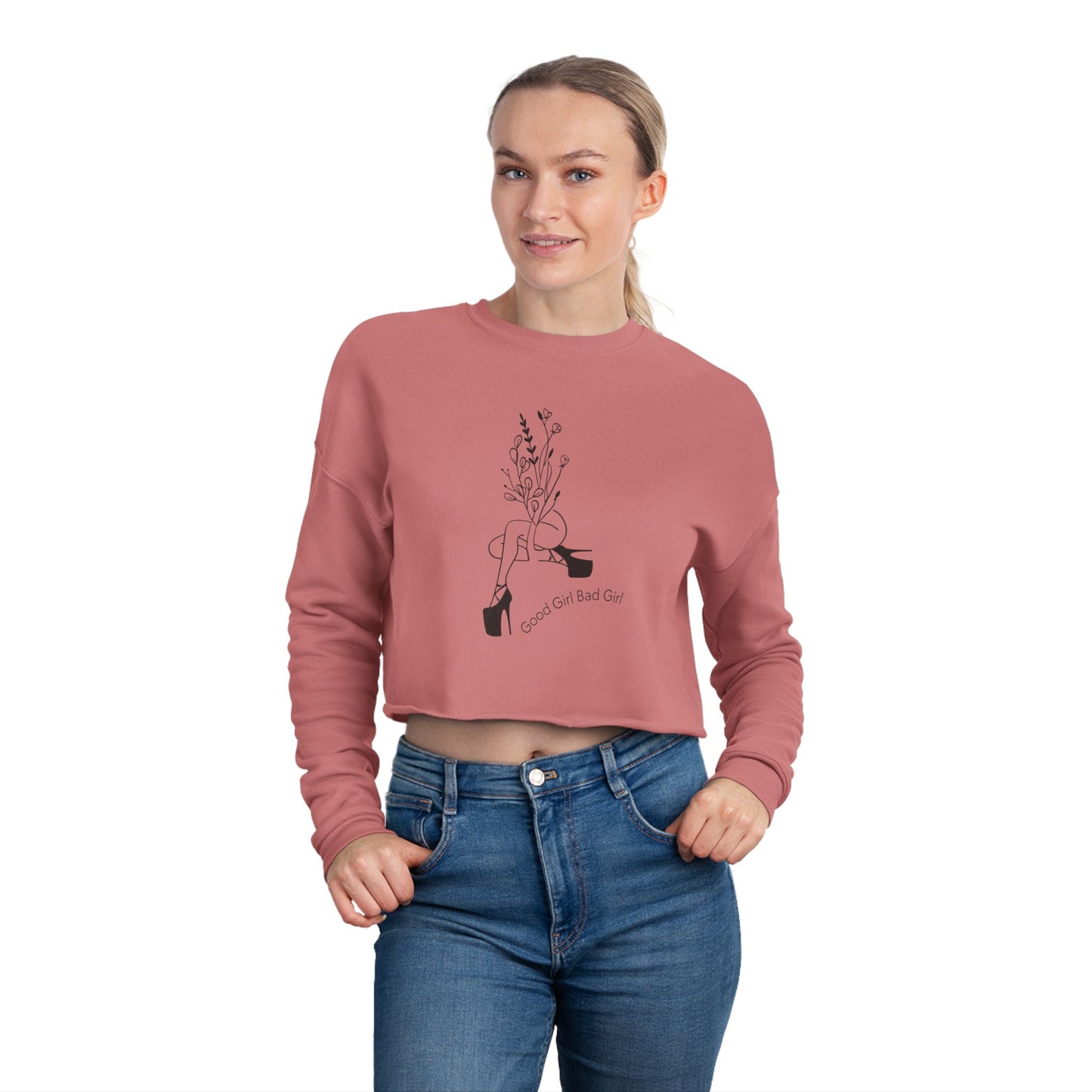 Flower Dancer Cropped Sweatshirt