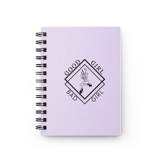 Good Girl Bad Girl Logo Notebook